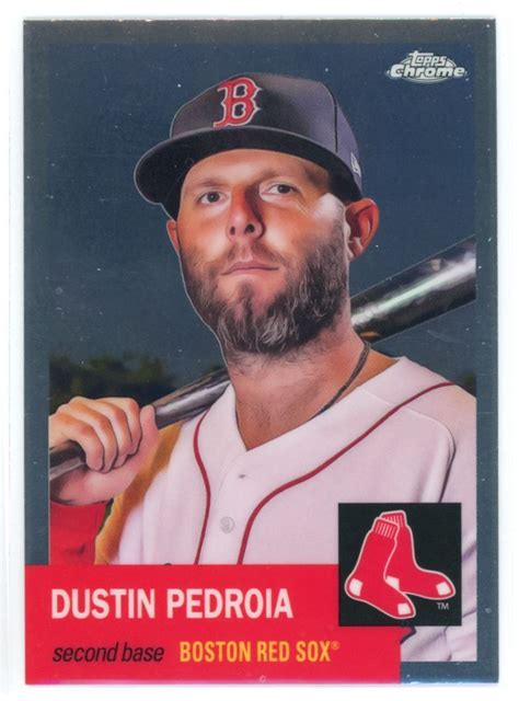 Topps Chrome Platinum Dustin Pedroia Boston Red Sox Ebay