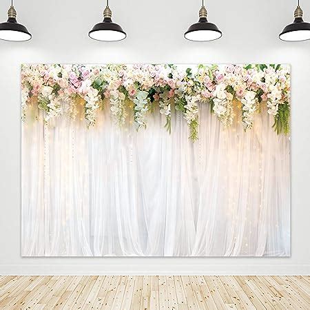 Amazon Riyidecor Wedding Flowers Backdrop Bridal Floral Wall