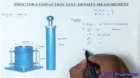 How To Find Out Optimum Moisture Content Omc Maximum Dry Density