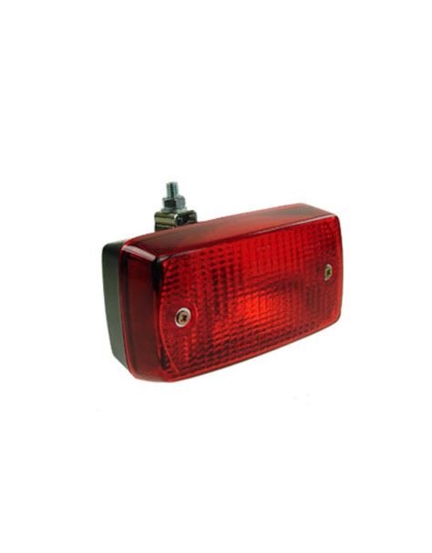 Rectangular Fog Lamp 12V With Mounting Bracket Fieldfare Trailer