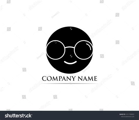 Glasses Logo Design Vector Illustrator Stock Vector Royalty Free