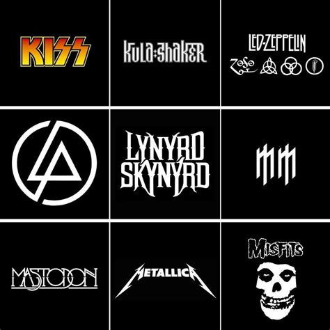 Los 100 Mejores Logotipos De Grupos De Rock De La Historia