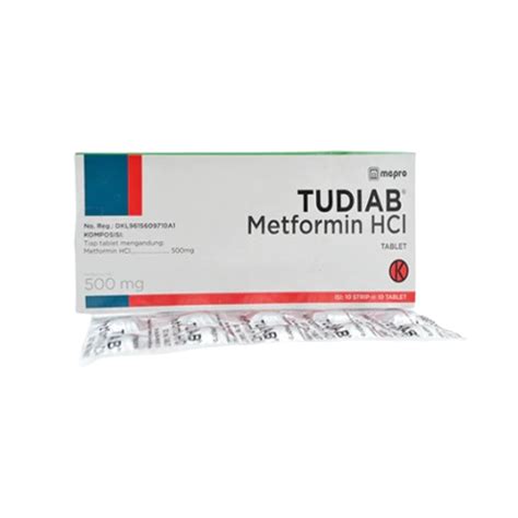 Tudiab 500 Mg 10 Tablet Alodokter Shop