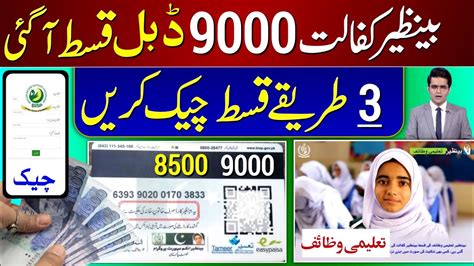 Ehsaas Paisy Check Karne Ka Tarika Bisp 9000 Ehsaas Taleemi Wazaif