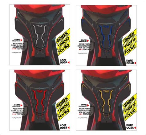 Tankpad Sticker Set Honda Pcx 160 All Pcx 160 Sticker Generik Lazada