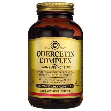 Solgar Quercetin Complex with Ester-C Plus 100 Veg Caps - Swanson ...