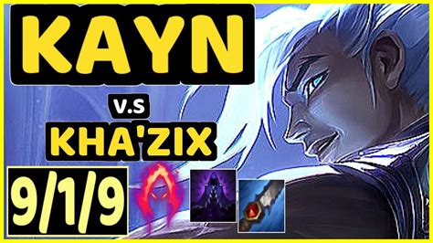 Karasmai Kayn Vs Kha Zix Kda Jungle Challenger Gameplay Na