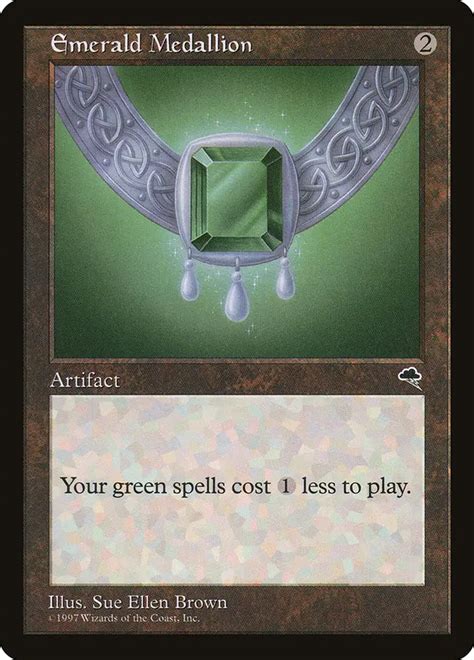 Emerald Medallion Artifact Tempest MTG Assist