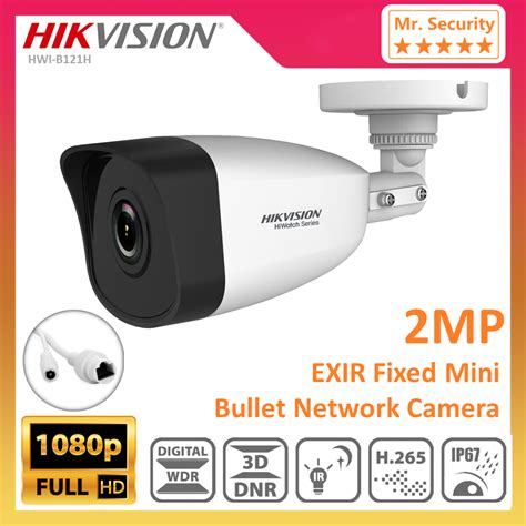 Hikvision 2MP 2.8mm Waterproof IR IP/Network CCTV Bullet Camera HiWatch ...