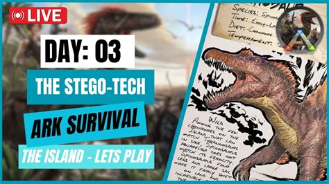 Taming Our First Tech And Spinosaurus Ark Survival Lets Play