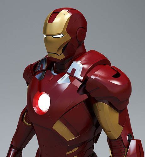 Iron Man Mark 7 3D Model CGTrader