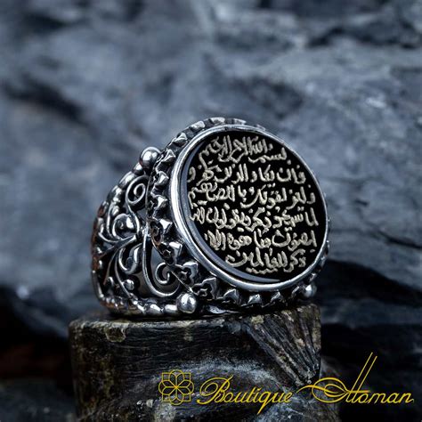 Evil Eye Protection Aqeeq Stone Ring Boutique Ottoman Exclusive