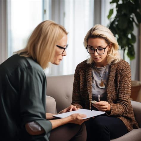 Premium Photo Psychologist Taking Notes Mature Professional