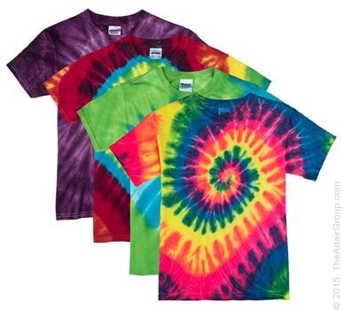 Kids Tie Dye T-Shirts in Assorted Colors | The Adair Group