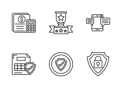 Banking Vector Icon Set 17463827 Vector Art at Vecteezy