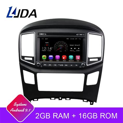 LJDA Android 9 1 Car Dvd Player For Hyundai H1 Grand Starex 2016 2017