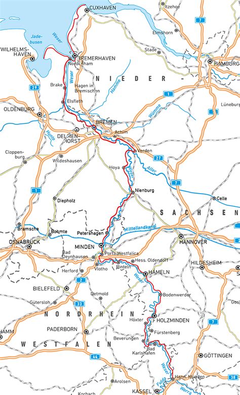 Offizielle Internetseite Infozentrale Weser Radweg Startseite