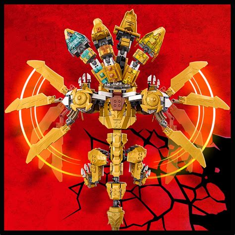 71774 Lego Ninjago Lloyd S Golden Ultra Dragon 989 Pieces