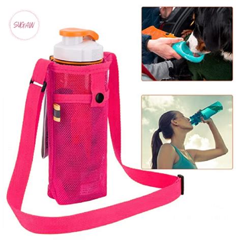 Water Bottle Carrier Holder Tumbler Case Holder Bag With Adjustable