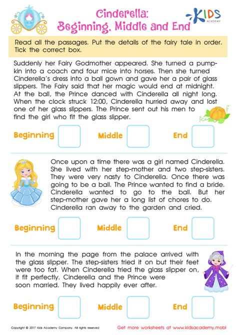 Beginning Middle And End Worksheets