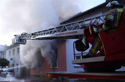 Nach Brand In Hockenheim Menschen Ohne Wohnung