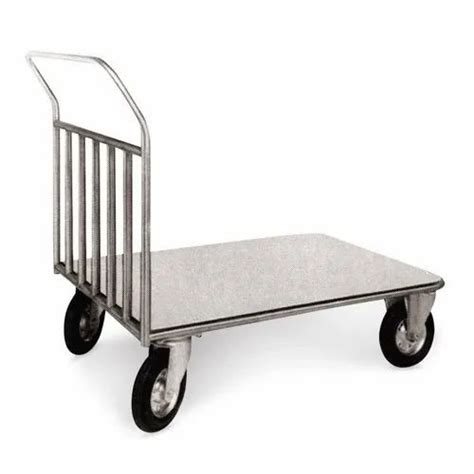 Stainless Steel Platform Trolley For Material Handling Load Capacity