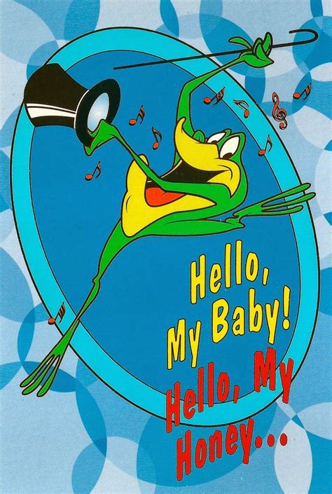 My Favorite Postcards The Singing Looney Tunes Frog One Froggy