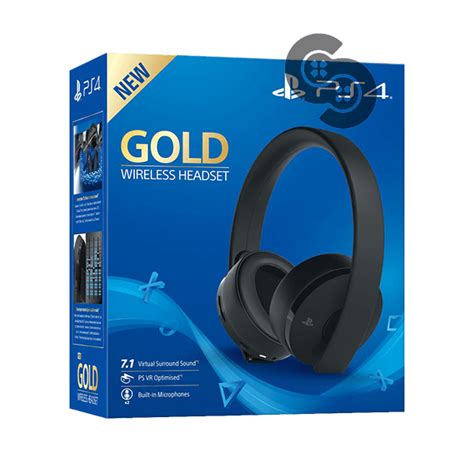 Playstation Gold Wireless Headset Sky Games