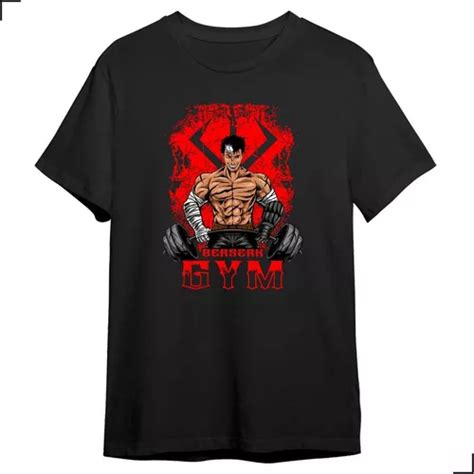 Camiseta Treino Guts Gym Musculação Anime Berserk Academia MercadoLivre