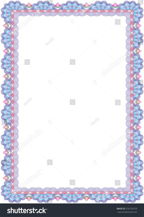 Vector Frame Diploma Certificate Template Vector Stock Vector Royalty