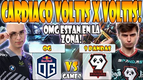 OG VS 9 PANDAS BO3 GAME 2 ELIMINACIÓN CEB BZM VS RAMZES KIYOTAKA