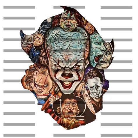 Horror Movie Characters Drawings