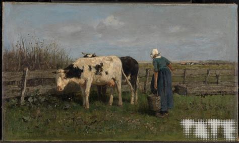 Milking Time Anton Mauve C 1871 Tate Images