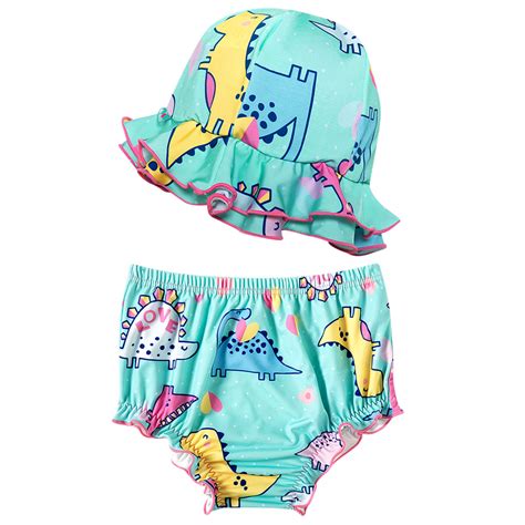 Conjunto Praia Infantil Biqu Ni Chap U Dino Love Verde Gua Tip Top