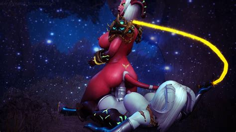 Rule 34 3d Abs Animal Genitalia Ass Balls Derpynaut Dickgirl Draenei