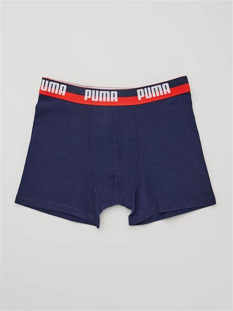 Pack De 2 Boxers Puma AZUL Rojo Kiabi 13 00