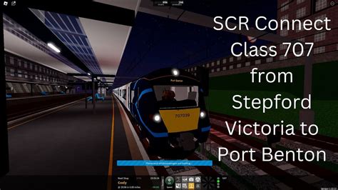 Scr Driving Connect Class 707 From Stepford Victoria To Port Benton Youtube