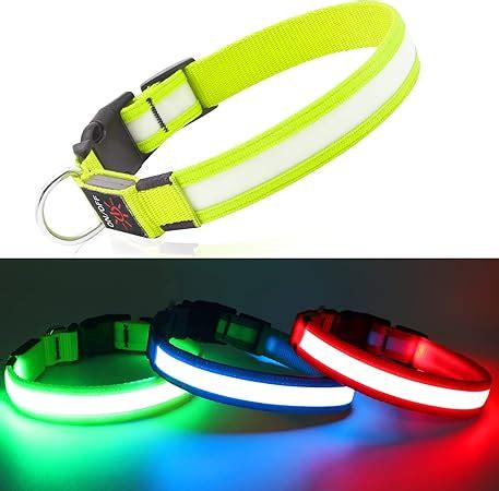 Leuchthalsband Hund DQGHQME Hundehalsband Leuchtend USB Aufladbar LED