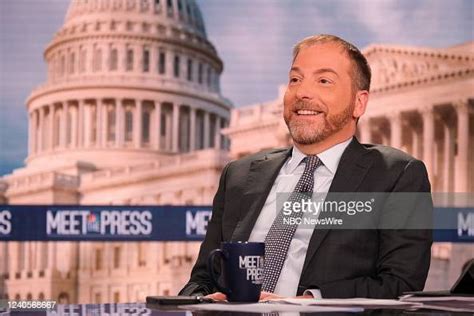 Moderator Chuck Todd Appears On Meet The Press In Washington Dc