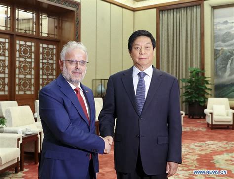 Li Zhanshu Meets With North Macedonia S Parliament Speaker Xinhua