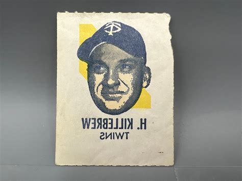 At Auction Topps Tattoo Harmon Killebrew