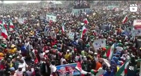 Pdp Presidential Campaign Rally In Kano More Pictures Video