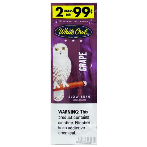 White Owl Cigarillos Platinum Gotham Cigars