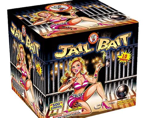 JAIL BAIT 10 Shot 500 Gram Cake Winda Fireworks Santan Fireworks