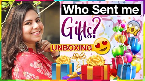 Unboxing Gifts From Rani Di Part Shreya Maity Amazing Gifts