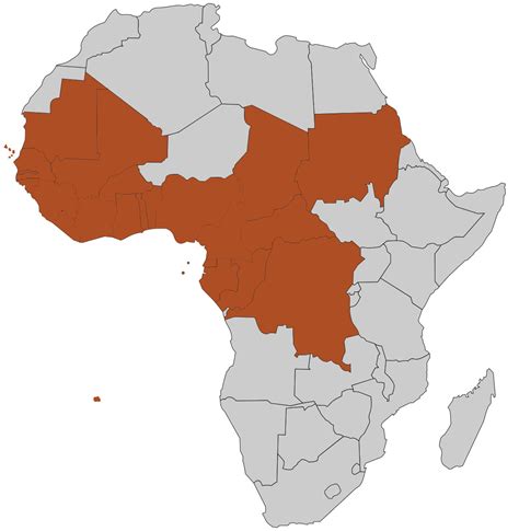 Central Africa Map – Topographic Map of Usa with States