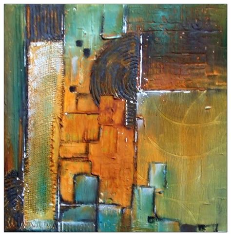 Abstract Collage Und Spachteln Spackling Abstrakt Acrylmalerei