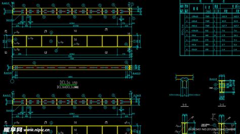 钢结构工程 吊车梁详图设计图施工图纸环境设计设计图库昵图网
