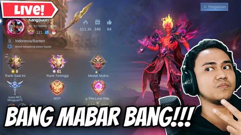 Katanya Push Rank Pagi Ez Banget Live Mobile Legends Youtube