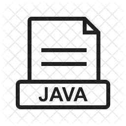 Java file Icon - Download in Line Style